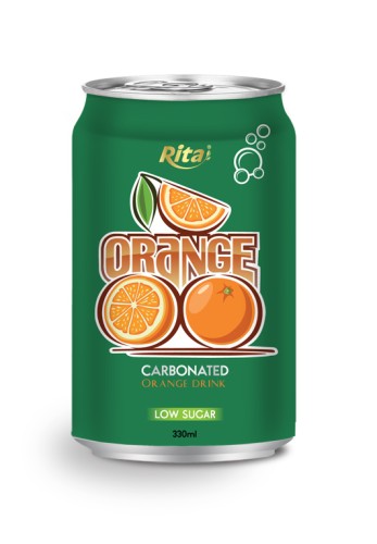 330ml 低糖橙子味碳酸饮料